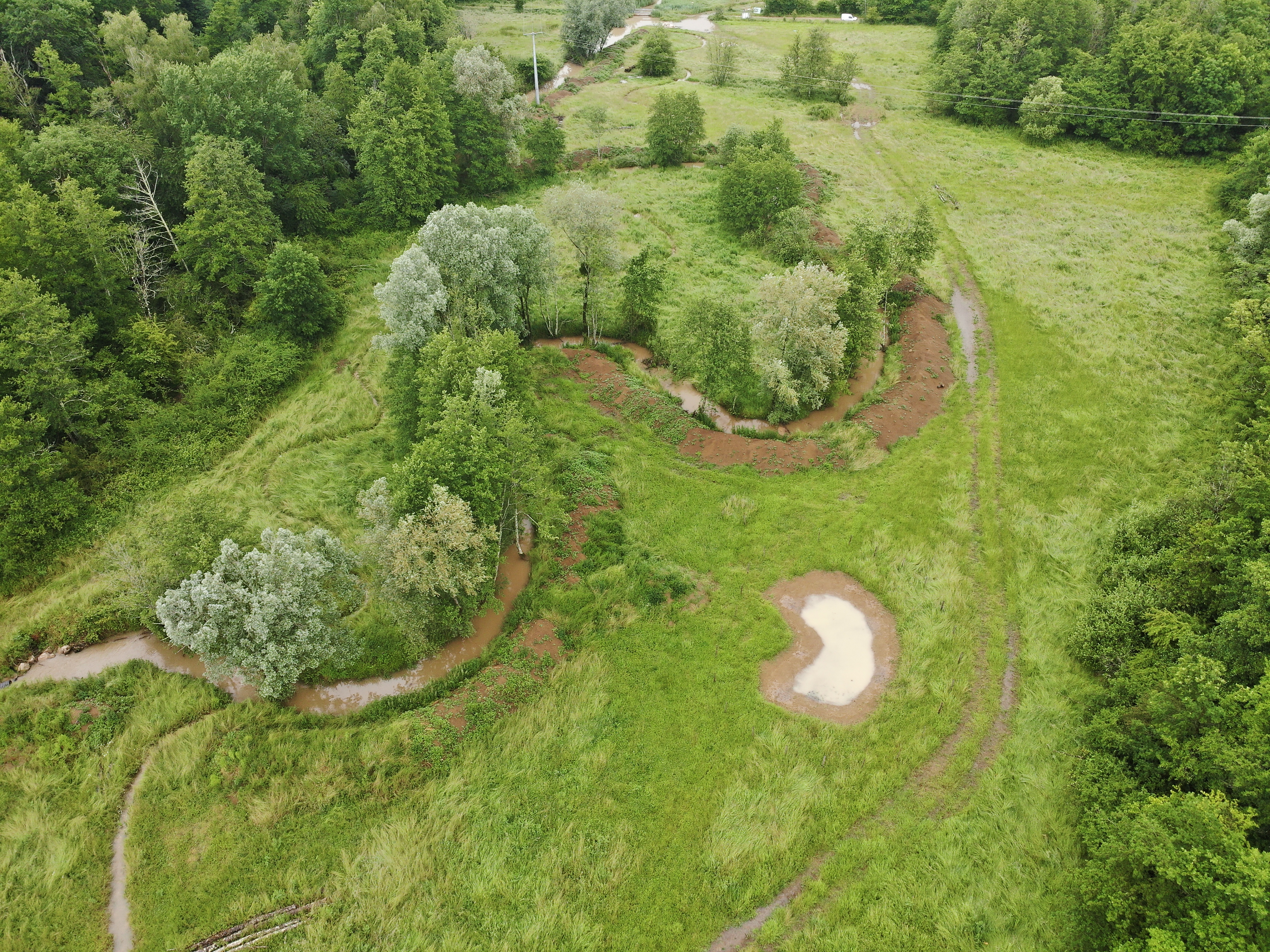 Vue drone du Vallon du Pr&eacute;lot