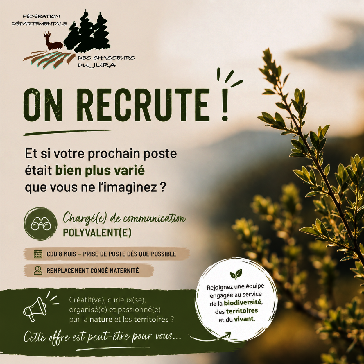 ON RECRUTE